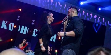 Мария посрещна новата година с Константин