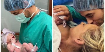 Енрике Иглесиас и Анна Курникова показаха бебе номер 3