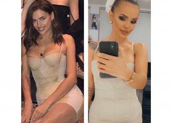 Мария и Ирина Шейк блестят в Burberry