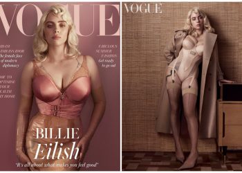Били Айлиш женствена и секси за Vogue
